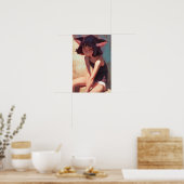 リラックスの猫 ポスター (キッチン)