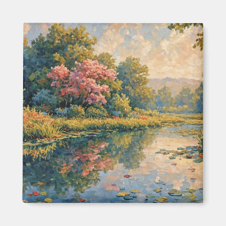 リラックスの絵を描 マグネット