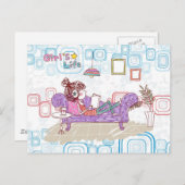 リラックスの ポストカード (正面/裏面)