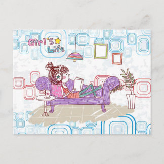 リラックスの ポストカード