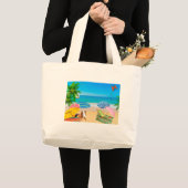 リラックスの ラージトートバッグ (正面(商品))