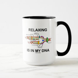 リラックスは私のDNA (DNAの写し)にあります マグカップ