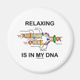 リラックスは私のDNA (DNAの写し)にあります マグネット