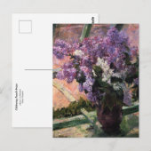 『リラックスは窓に入るメアリー・カサット・ポストカード』 ポストカード (正面/裏面)