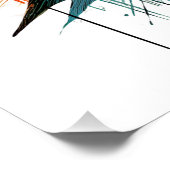 リラックスよくはしゃぐ漫画効果音はっきりしたとポップ・アートのAr ポスター (コーナー)