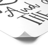 リラックスを受け入れる熱狂する ポスター (角)