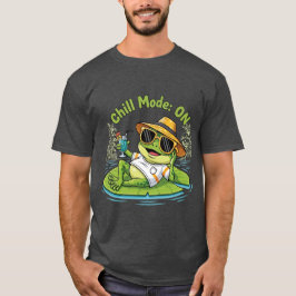 リラックスカエル – おもしろリラックスTシャツ Tシャツ