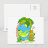 リラックスカエル ポストカード (正面/裏面)