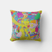 リラックスカラフルスタイルマインドフルネスクッション クッション (正面)
