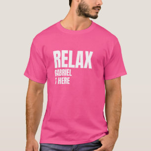 リラックスガブリエルがここに人気がある誕生名ガブリエル Tシャツ