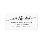 リラックススクリプト日付アドレスの保存 ラベル (正面)