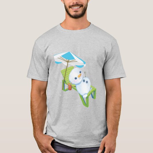 リラックススノーマン Tシャツ (正面)