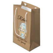 リラックススパをテーマにした抱き枕 スモールペーパーバッグ (正面アングル)