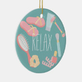 リラックススパ回クラシックり セラミックオーナメント (右)