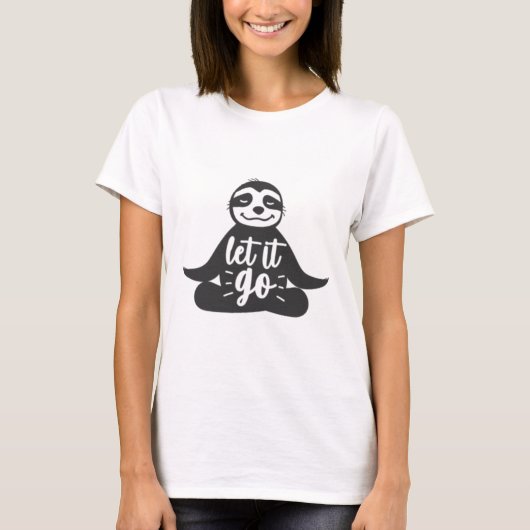 リラックススローヨガギフト Tシャツ (正面)