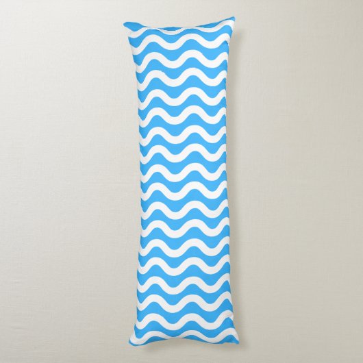 リラックスズクリムゾンブルーウェーブサーフィン抱き枕 ボディピロー (裏面 (縦))