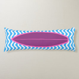 リラックスズクリムゾンブルーウェーブサーフィン抱き枕 ボディピロー