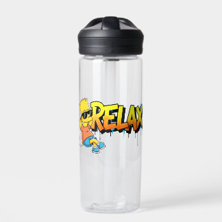 リラックスバート グラフィティ アーバンスタイル グラフィックTシャツ ウォーターボトル