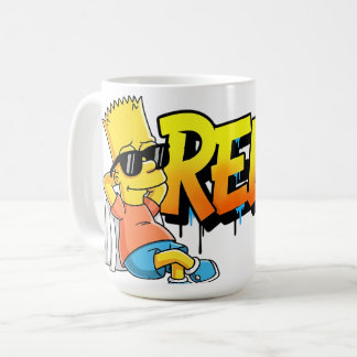 リラックスバート グラフィティ アーバンスタイル グラフィックTシャツ コーヒーマグカップ
