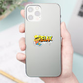 リラックスバート グラフィティ アーバンスタイル グラフィックTシャツ シール (スマートフォン)