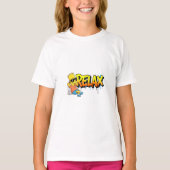 リラックスバート グラフィティ アーバンスタイル グラフィックTシャツ Tシャツ (正面)