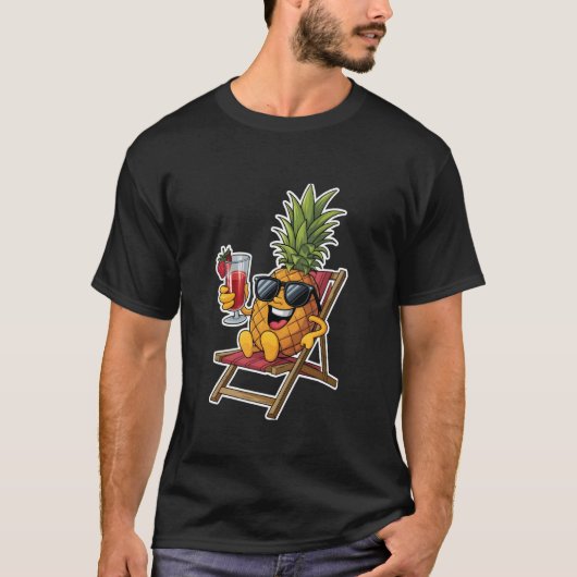 リラックスフルーツパイナップル Tシャツ (正面)