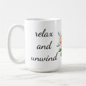 リラックスフローラ コーヒーマグカップ (左)