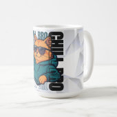 リラックスブロ猫 コーヒーマグカップ (正面右)
