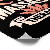 リラックスマッサージセラピスト ポスター (角)