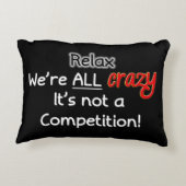 リラックス全員熱狂する アクセントクッション (裏面)