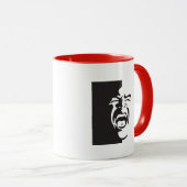 「リラックス受け入れ熱狂する」 マグカップ (正面右)