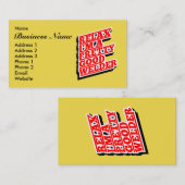 リラックス大歓迎かわいらしだ 名刺 (正面/裏面)