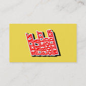 リラックス大歓迎かわいらしだ 名刺 (裏面)