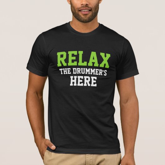 リラックス太鼓が来た Tシャツ (正面)