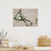 リラックス小妖精や小人 ポスター (キッチン)