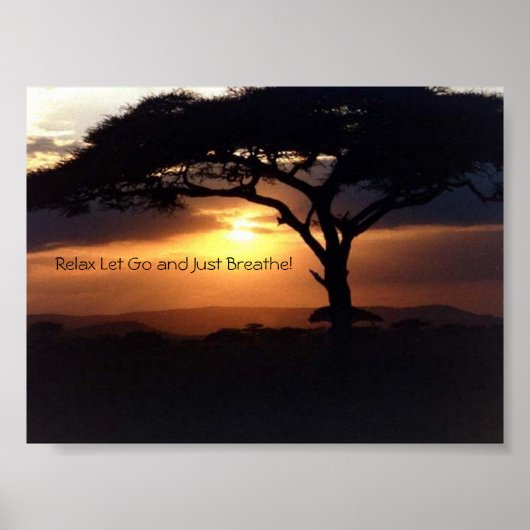 リラックス息を飲み干す ポスター (正面)