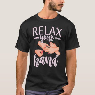 リラックス手ネイルアーティスト爪、 ネイルサロン Tシャツ