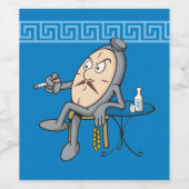 リラックス時 ワインラベル (シングルラベル)