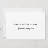 リラックス母の日のおもしろいことわざ シーズンカード (裏面)