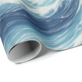 リラックス波パターン ラッピングペーパー (ロールコーナー)