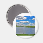 リラックス湖 マグネット (正面/裏面)