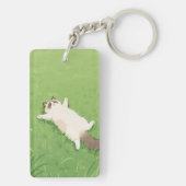 リラックス猫 キーホルダー (裏面)