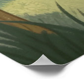 リラックス猫 ポスター (角)