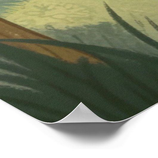 リラックス猫 ポスター (角)