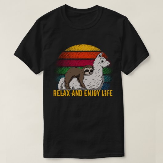 リラックス生楽しむ活 Tシャツ (デザイン正面)