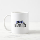 リラックス生物学者 コーヒーマグカップ (左)