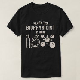 リラックス生物物理学者 Tシャツ