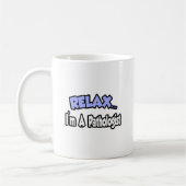 リラックス病理医だ コーヒーマグカップ (左)