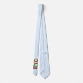 リラックス笑うナマケモノ ネクタイ (裏面)