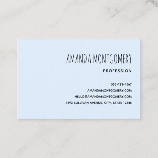 リラックス笑うナマケモノ 名刺 (裏面)